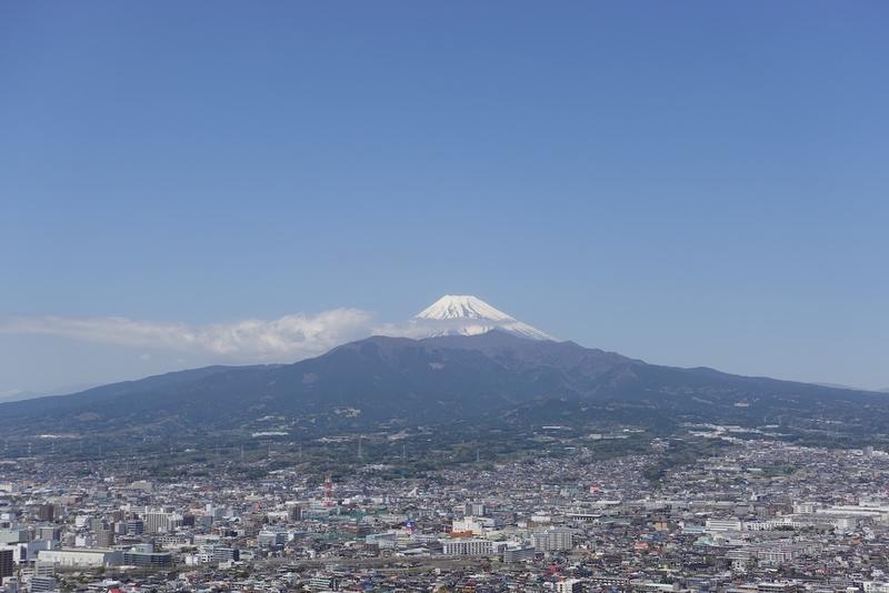 Mt. Fuji looking over Numazu